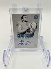 2018 Encased Mike Gesicki Rookie On Card Autograph no. RE-GE. rookie card picture
