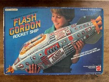 1979 Vintage Mattel FLASH GORDON Rocket Ship- Original Box And Inserts