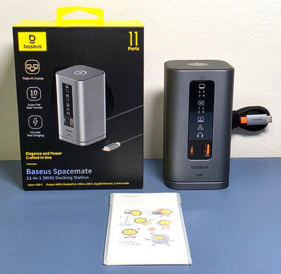 Baseus Spacemate 11-in-1 USB-C Docking Station BS-OH137 Triple 4K 100W   New!