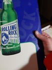 Vintage Rolling Rock Cardboard Sign — photo 7