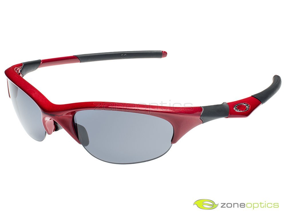 Oakley Half Jacket 1.0 Sunglasses 42-407 Metallic Red/Grey