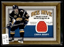 2006-07 Upper Deck Beehive Matted Materials Chris Drury Buffalo Sabres #MM-CD