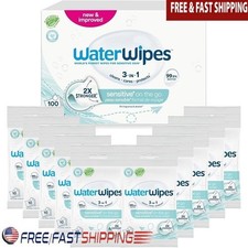 Fragrance Free Sensitive Skin Wipes Plant Based Disposable Eczema Care 100 Count