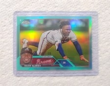 2023 Topps Chrome - Ozzie Albies #196 Aqua Refractor /199