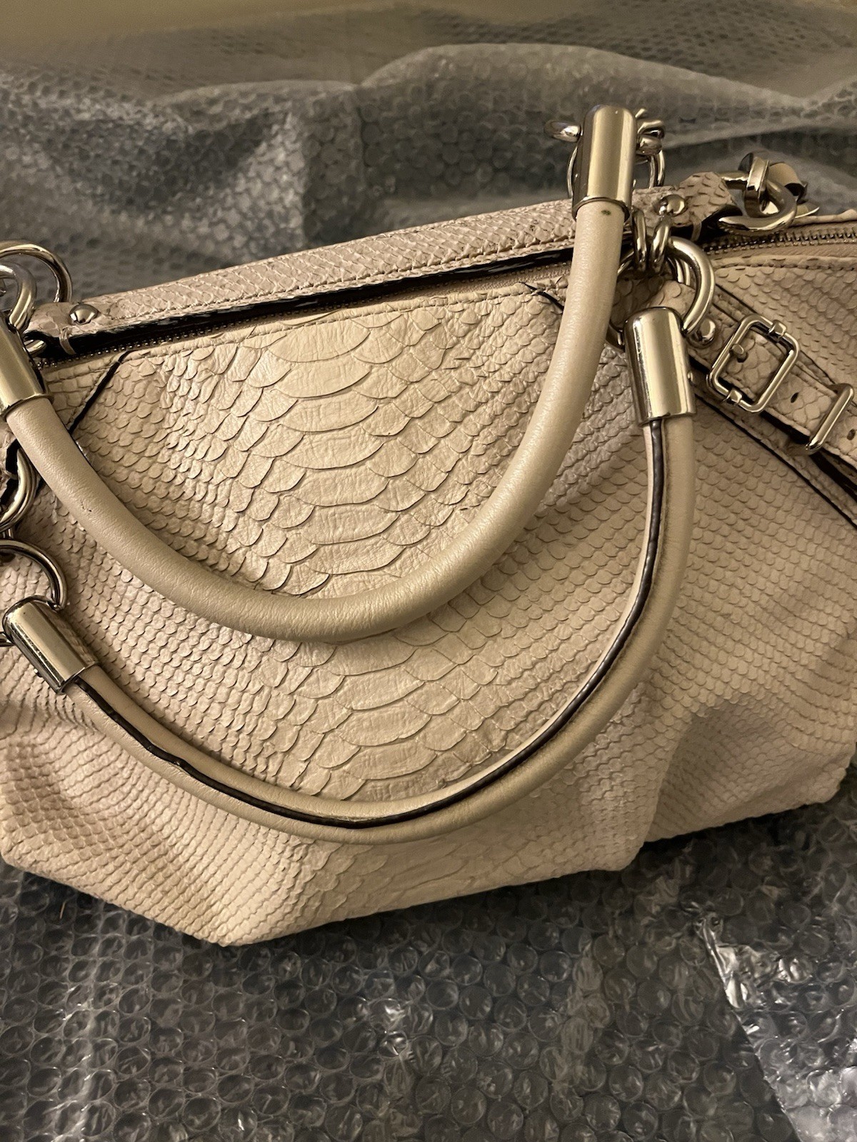 coach est 1941 Sophia Python Embossed Leather Bag… - image 22