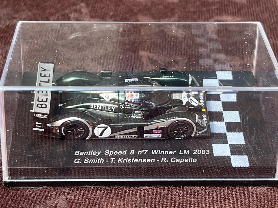 SPARK 87LM03 Bentley Speed 8 #7 Winner LM 24H LeMans 2003 Kristensen 1:87 2008 - Bild 3 von 4