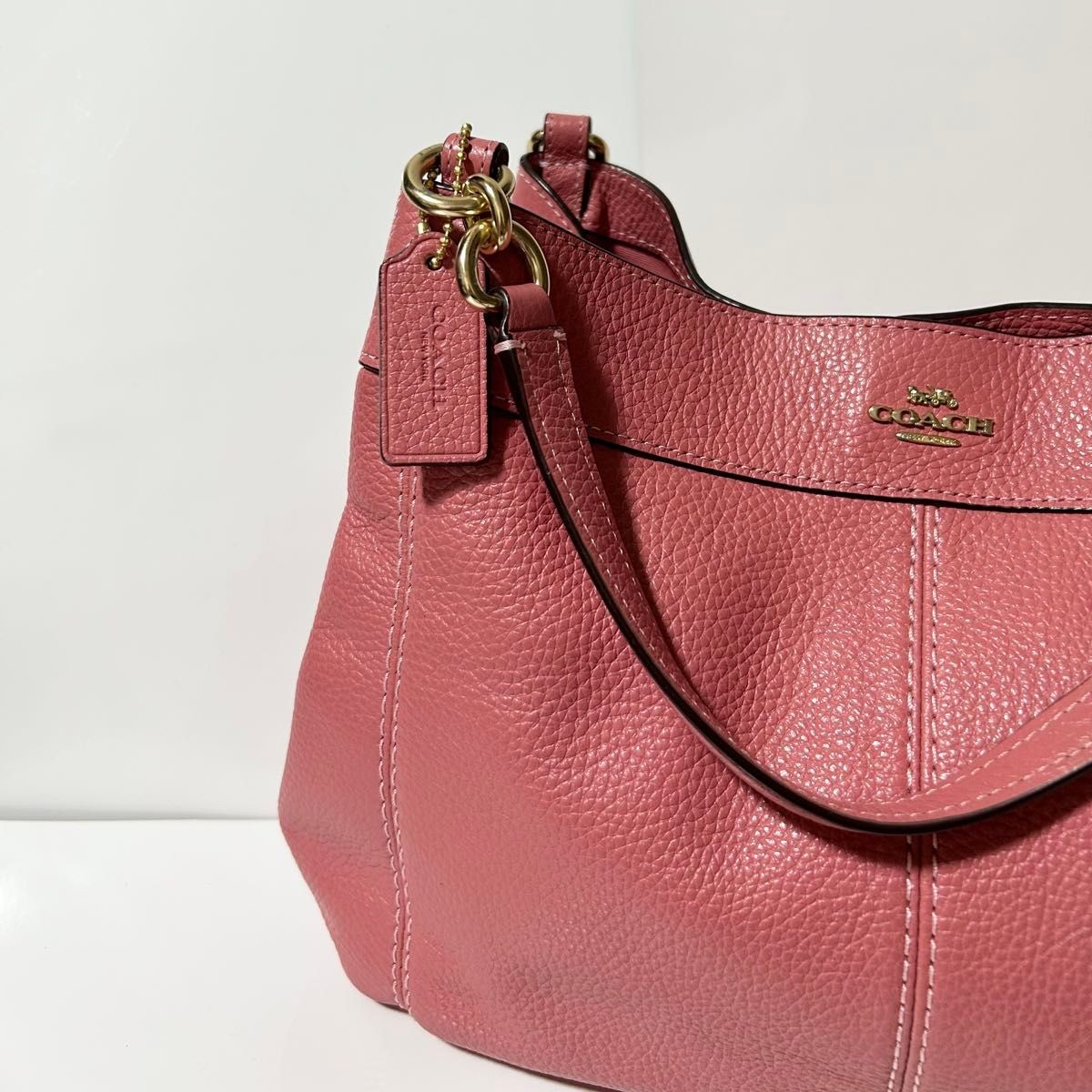 Coach F28992 Small Lexy Pebbled Leather Shoulder Bag