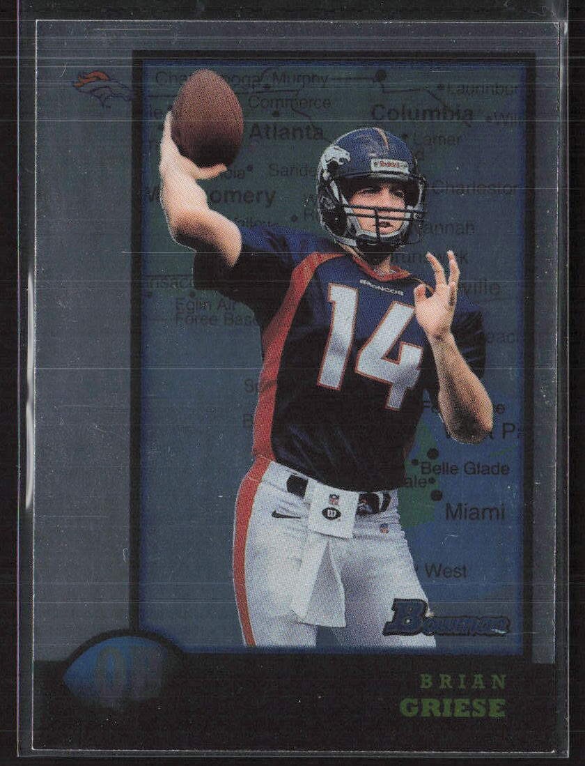 1998 Bowman Chrome #7 Brian Griese Interstate Denver Broncos  (MS)