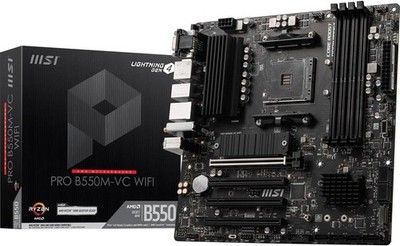 MSI B550M-VC, AM4 Socket, AMD Motherboard