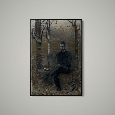 Laszlo Mednyanszky - Zsigmond Just in Park - Art Print on Paper or Canvas