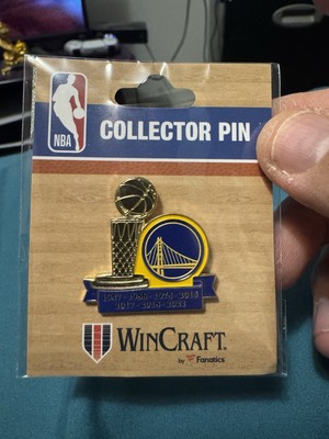 Golden State Warriors 7X NBA Finals Champions Trophy Pin WINCRAFT