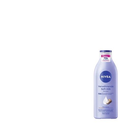 Nivea Verwöhnende Soft Milk Creme | 72H Feuchtigkeit | Sheabutter & toller Duft