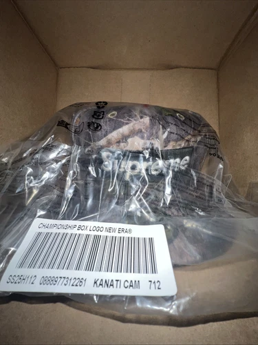 [Taille 7 1/2] Supreme Championship Box Logo New Era TrueTimber Kanati Camo Neuf