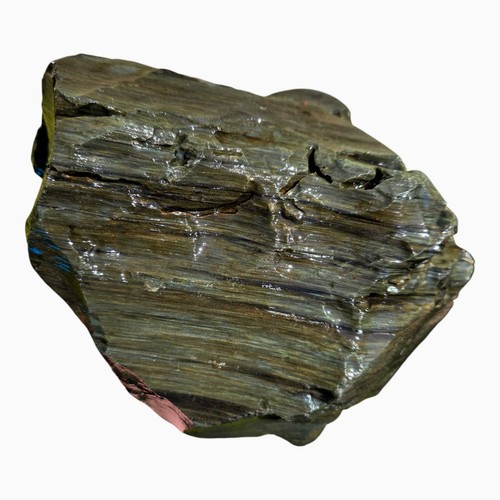 Mexikanischer Samt Obsidian Lapidar grober Brocken Vulkanglas - Bild 7 von 10