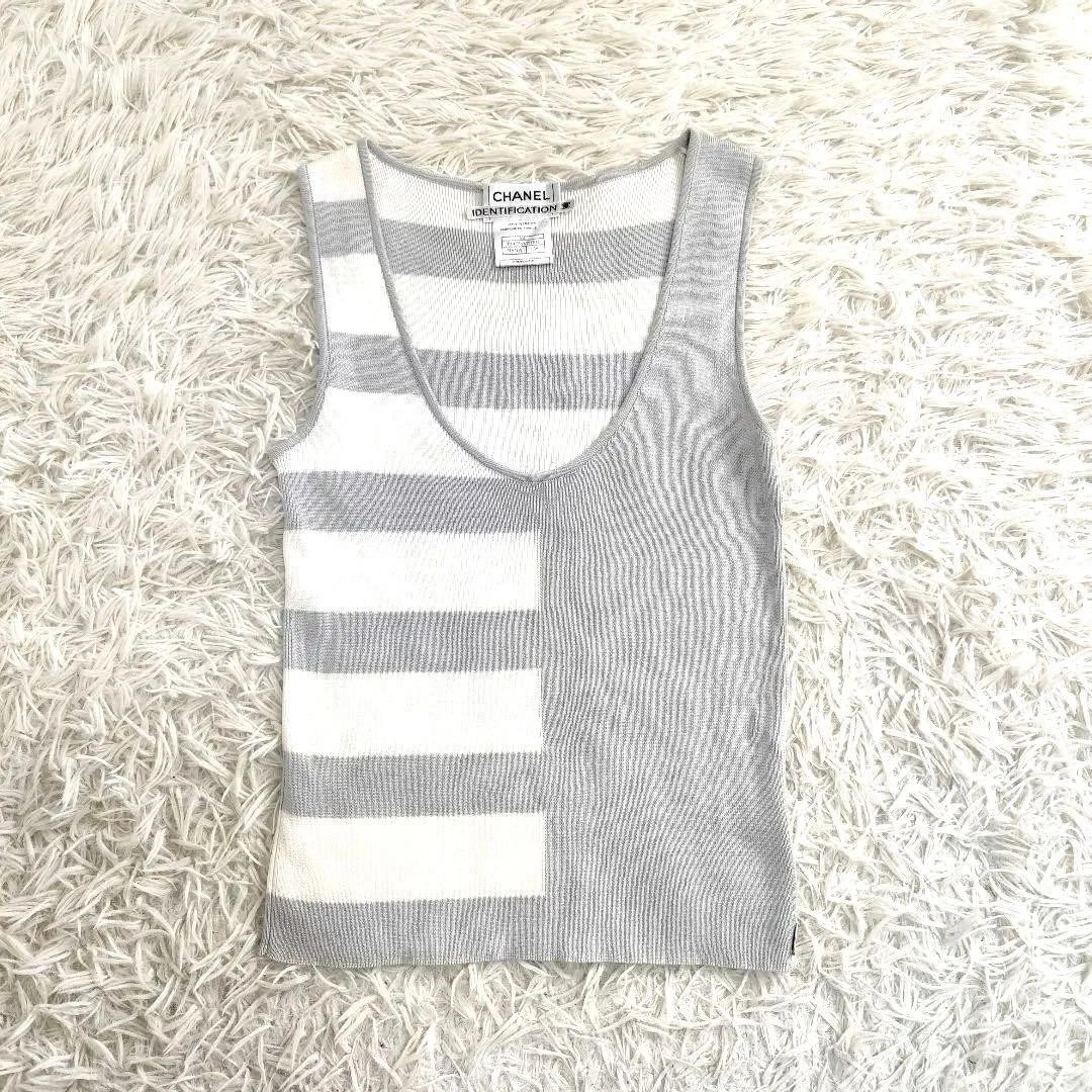 CHANEL Striped Tank Tops for Women for sale | eBay