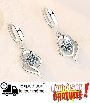 Ohrringe Blume weiß glänzend Damen schicker Schmuck Geschenk Geburtstag »