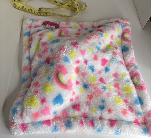 Betsey Johnson Hearts Stars Unicorn Lovey Baby Security Blanket Plush 12x12 Soft - Picture 8 of 11
