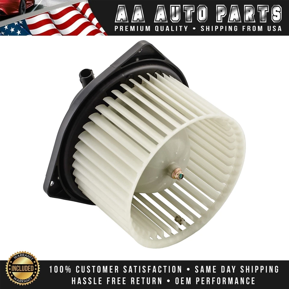 Motor calentador soplador HVAC con jaula de ventilador para Mitsubishi 08-17 Lancer 08-18 Outlander Foto 4 de 4