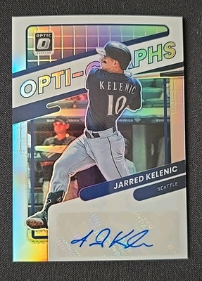 2022 Donruss Optic JARRED KELENIC Opti-Graphs Autograph OG-JK Mariners PRIZM!