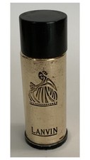 Vtg Eau de Lanvin Arpege Gold Splash Bottle Glass Inside - 1  Oz Bottle - Empty
