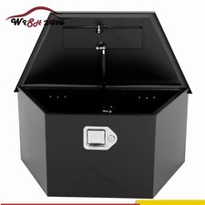 26x13x12 Trailer Tongue Tool Box Steel Truck Box Pickup Truck Bed Storage