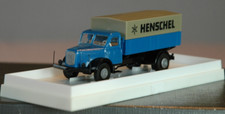 Brekina 73300 Henschel HS 140 Pritsche/Plane mit Eigenwerbung