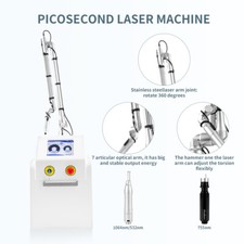 ND Yag Picosecond Laser Tattoo Pigment Removal Machine Pico Skin Rejuvenation
