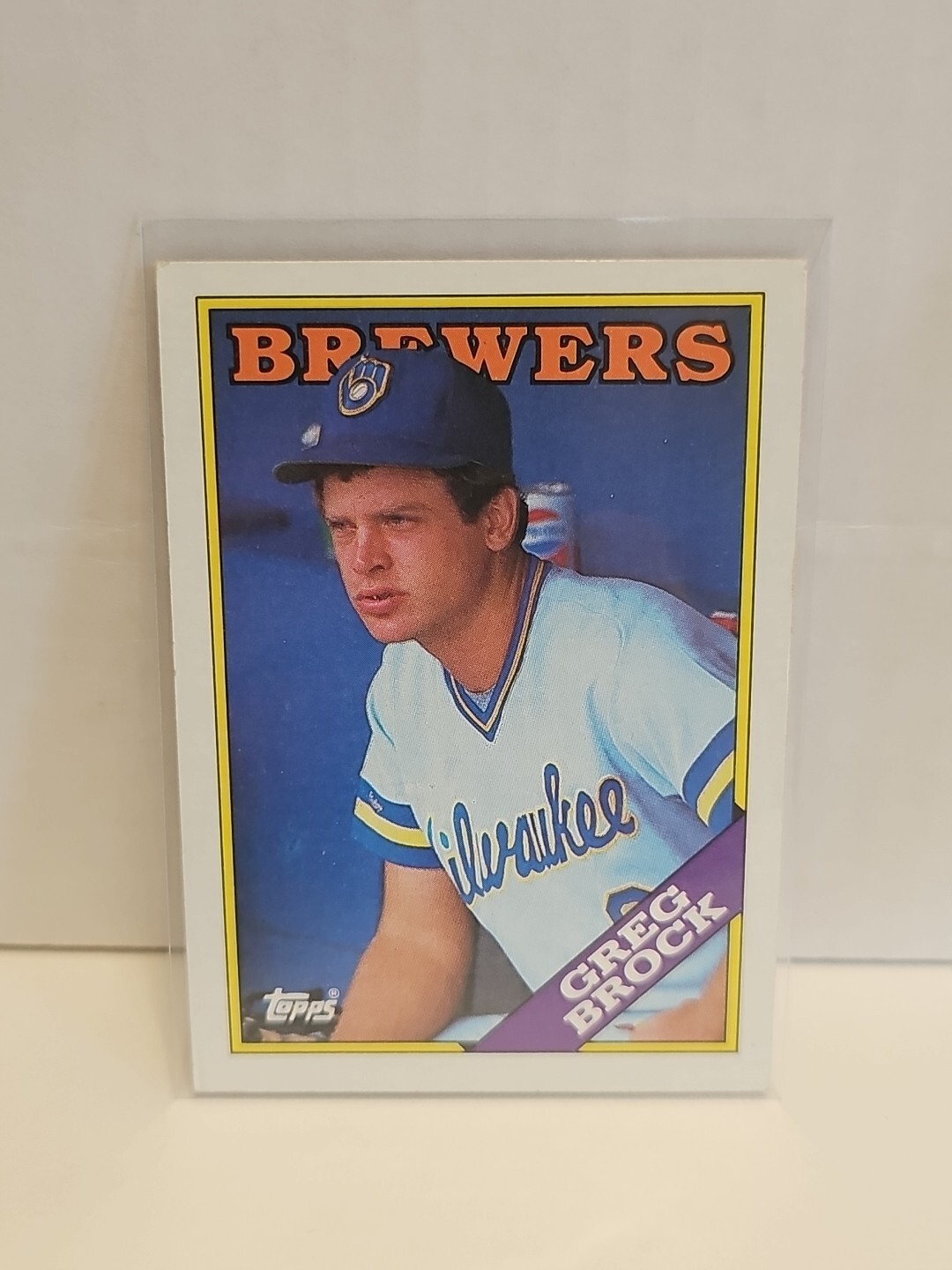 1988 Topps - #212 Greg Brock