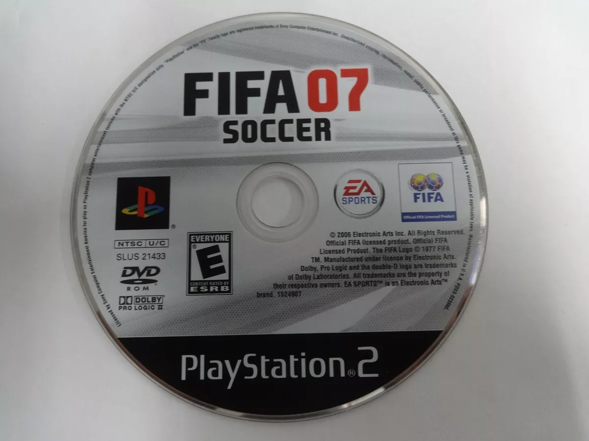 FIFA 07 Soccer Sony Playstation 2 PS2 Game Disc Only Free Ship