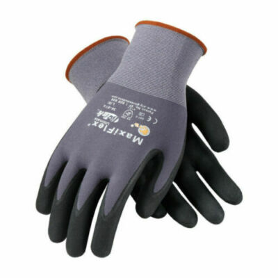 3 Pairs 34-874 Maxiflex Ultimate Nitrile Micro-Foam Coated Gloves Size Large 