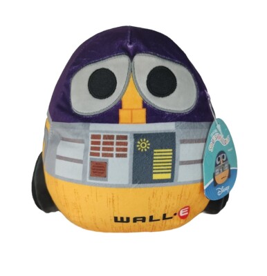 Disney/Pixar Wall-E Squishmallows Plush Kellytoy New With Tags Rare Purple/Gold