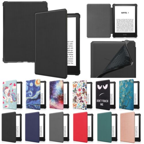 For Amazon Kindle Paperwhite 11th Gen 2021 6.8'' PU Leather Rubber Cover Case