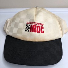 Vintage Snapback Hat Mens Dodge Baseball Cap IROC SRT 10 Viper USA Made Imperial