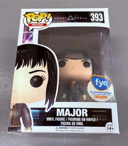 New Funko Pop Movies 393 Major Ghost In The Shell Anime Vaulted FYE Exclusive