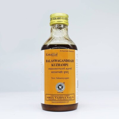 Kottakkal Balaswagandhadi Kuzhampu 200 ml | Herbal Wellness Support | FREE SHIP