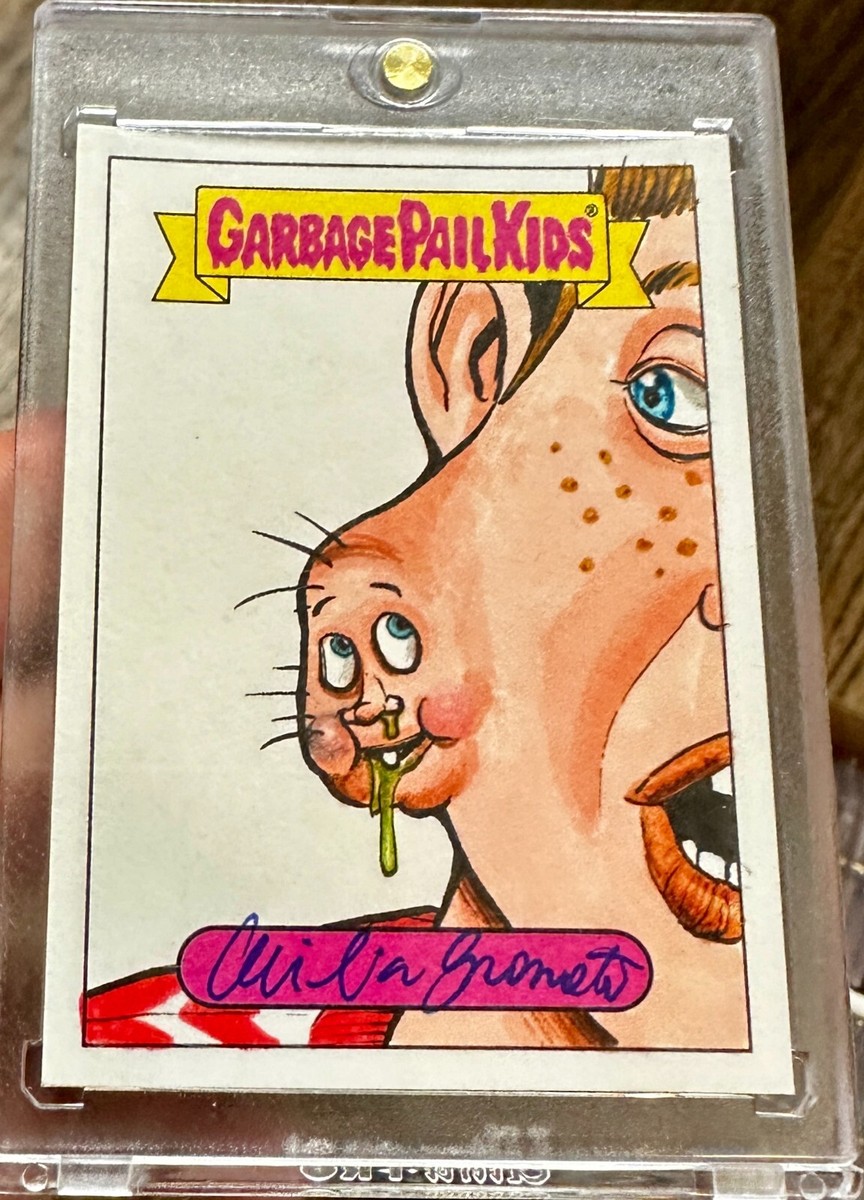 Topps Garbage Pail Kids Sketch Full Color Cecilia Granata GPK | eBay