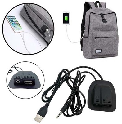 backpack charger phone
