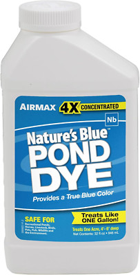 Nature'S Blue Pond Dye 4X Concentrate for Outdoor Ponds & Lakes, Natural Pond...