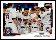 2014 Topps Chrome Refractor RC Josmil Pinto Minnesota Twins