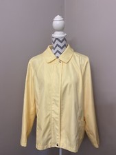 Ladies Lightweight Jacket Size 14 Yellow Bm Collective
