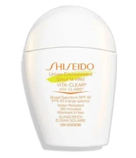 Shiseido Urban Environment Vita Clear Sunscreen SPF 42  Bonus 3p Set~  Exp 11/25