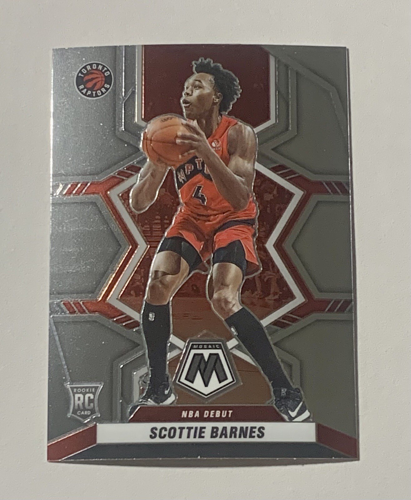 2021-22 Panini Mosaic Scottie Barnes NBA Debut RC #264 Toronto Raptors