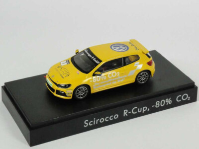 【VW特注】1/43 Scirocco R-Cup,Autostadt ミニカー VW VOLKSWAGEN SCIROCCO III R-CUP #14 COLEXON 2011 SPARK 1/43