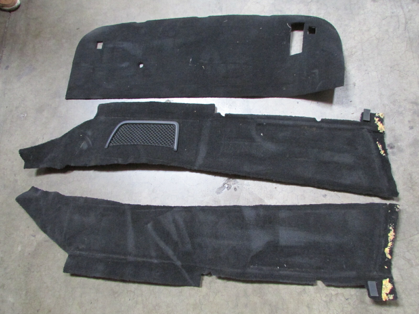 Lamborghini Gallardo, Front Carpet Full Set, Black, Used