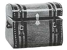 Dollhouse Miniature Trunk Kit -- Large Jenny Lind Style -- 1:12 Scale
