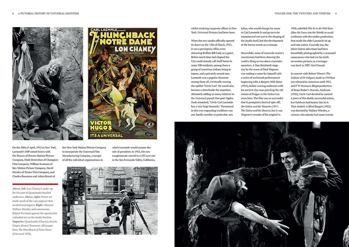 A Pictorial History of Universal Monsters Volume 1 The 20s & 30s