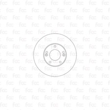 Rotori disco freno per Hyundai i30 assale anteriore Abtex BD1897V