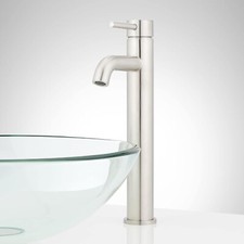 Signature Hardware Lexia 483878 Bathroom Sink Faucet Brushed Nickel NEW