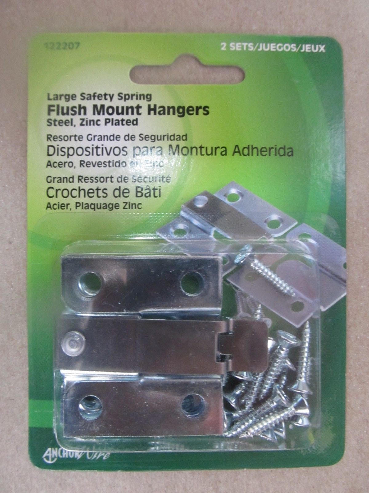 Hillman Flush Mount Hangers with Springs 2 sets Large 122207 NEW eBay