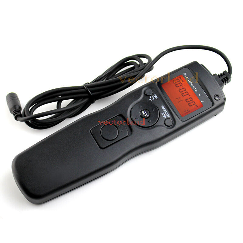 Remote control timer intervalometer for Canon TC-80N3 6D,7D, 5D,  50D,40D,30D,D60